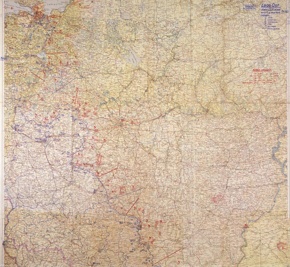 Lage Ost - 23 October 1942, North–Center sheet