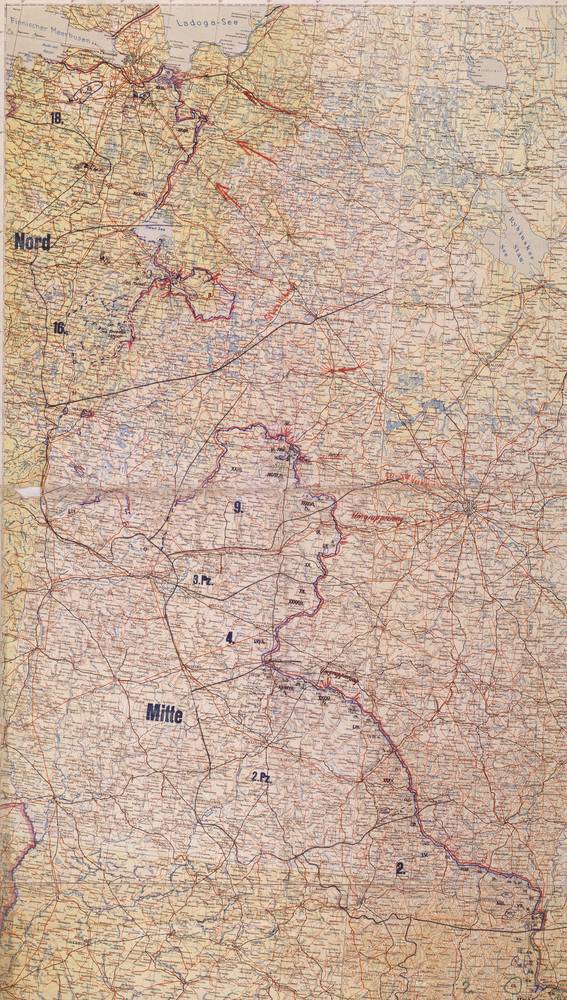 Lage Ost - 1 September 1942, North–Center sheet