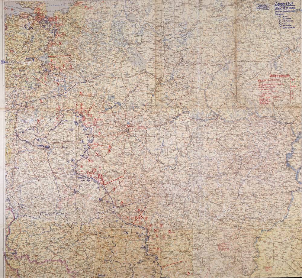 Lage Ost - 18 September 1942, North–Center sheet