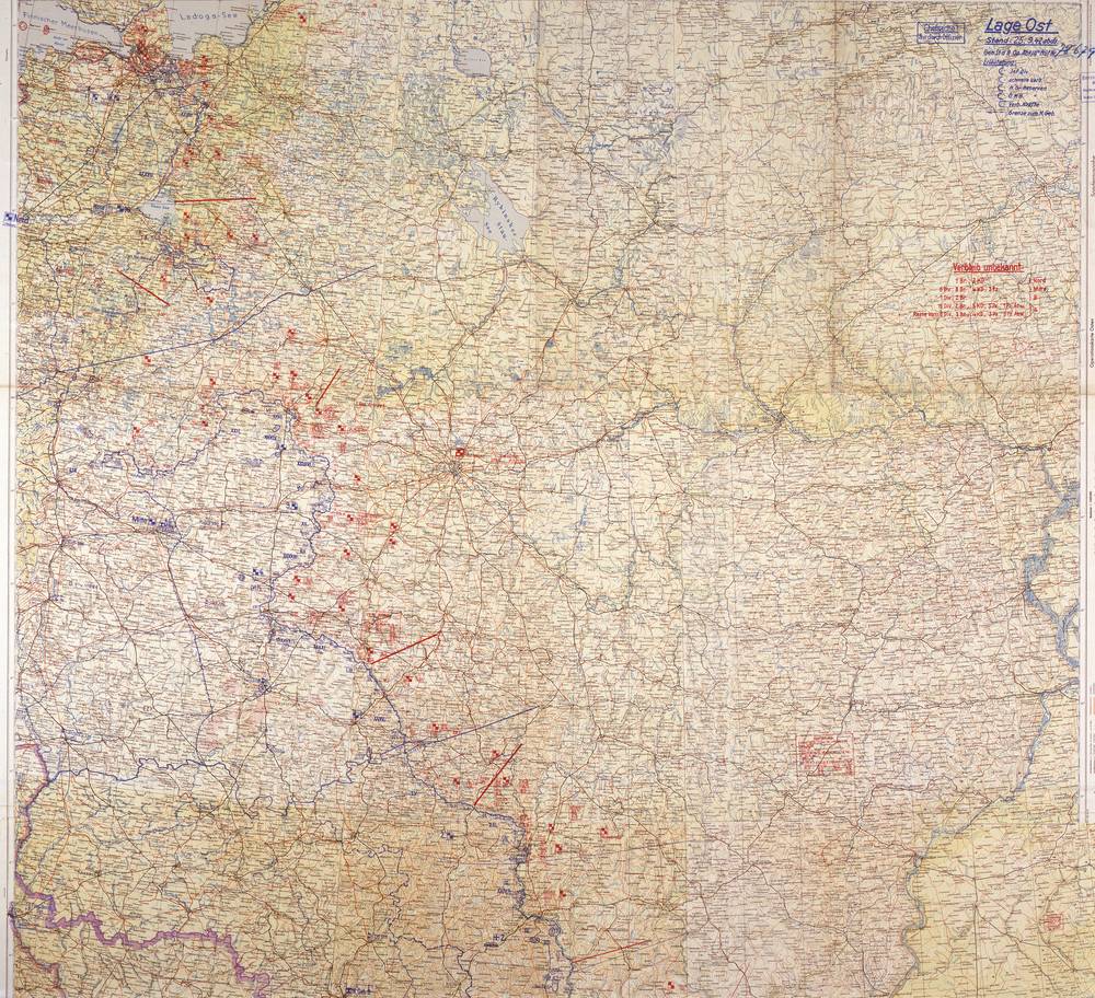 Lage Ost - 25 September 1942, North–Center sheet