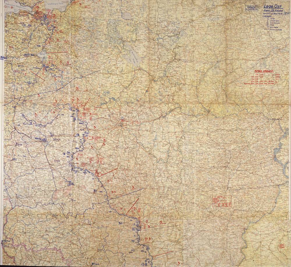 Lage Ost - 28 September 1942, North–Center sheet