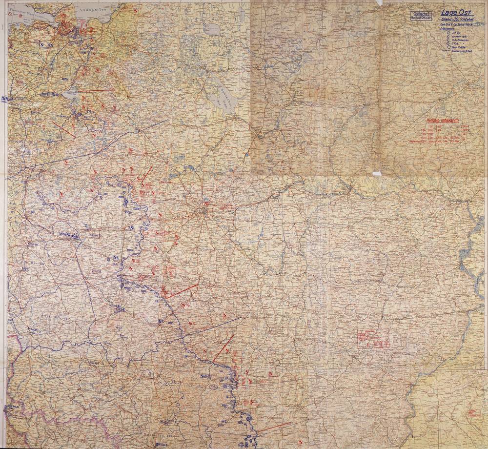 Lage Ost - 30 September 1942, North–Center sheet