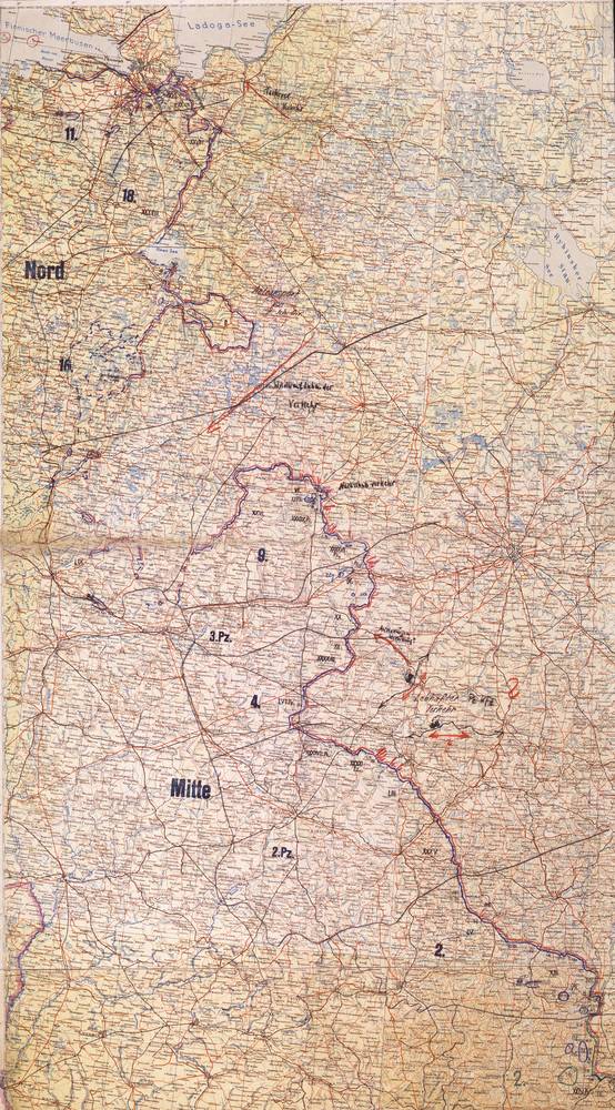 Lage Ost - 5 September 1942, North–Center sheet