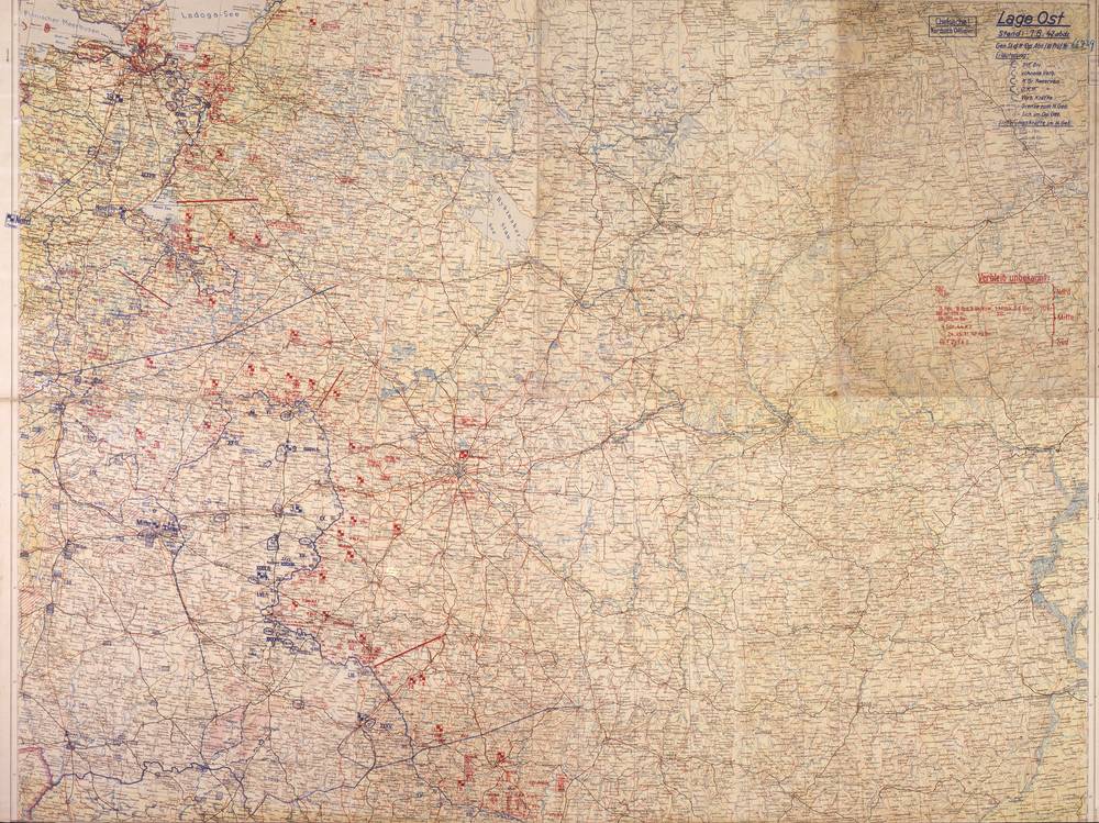 Lage Ost - 1 August 1942, North–Center sheet
