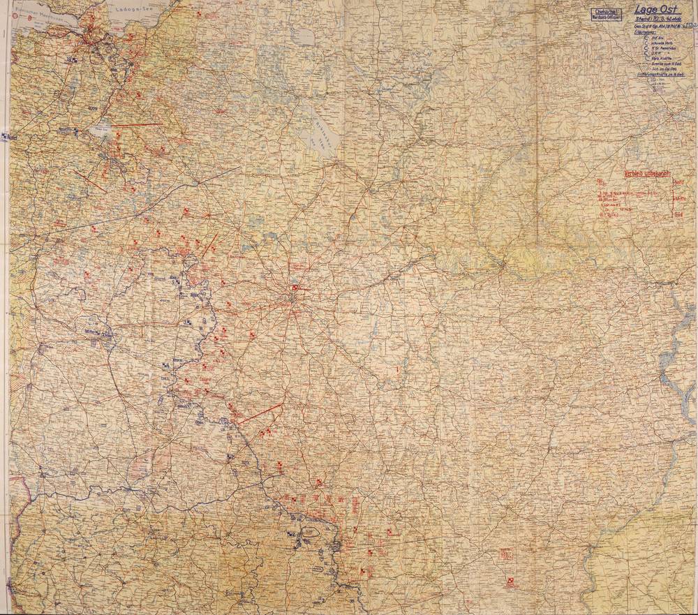 Lage Ost - 10 August 1942, North–Center sheet