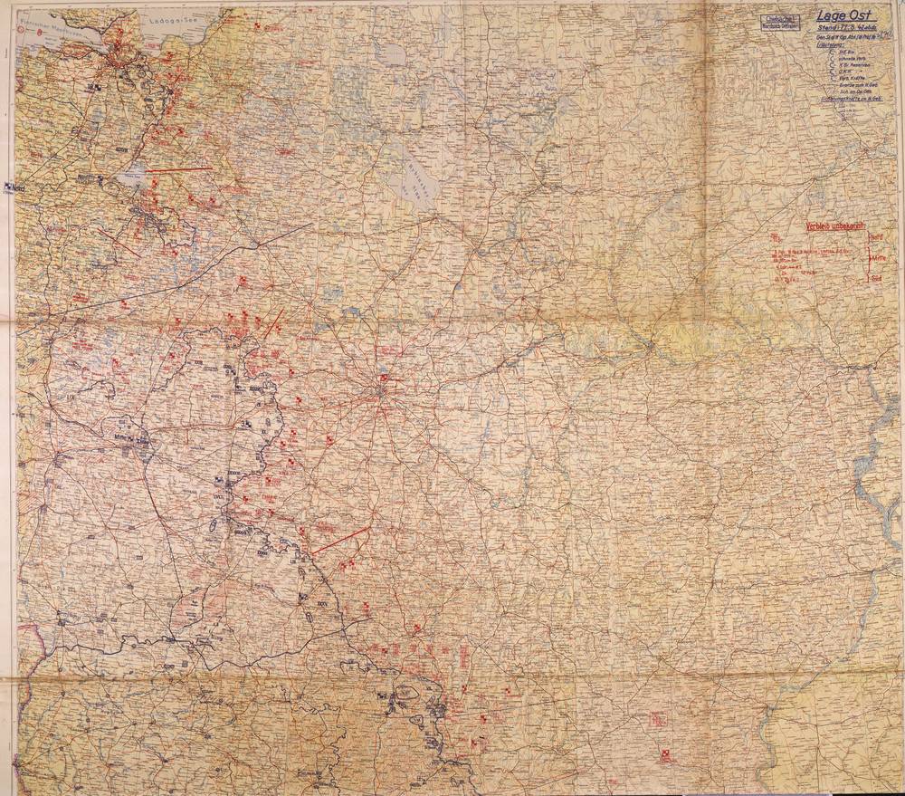 Lage Ost - 11 August 1942, North–Center sheet