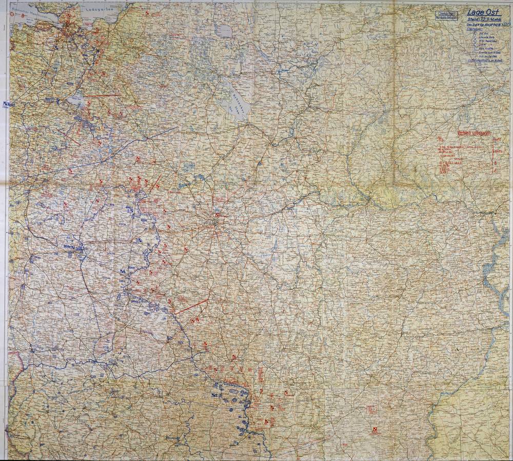 Lage Ost - 13 August 1942, North–Center sheet