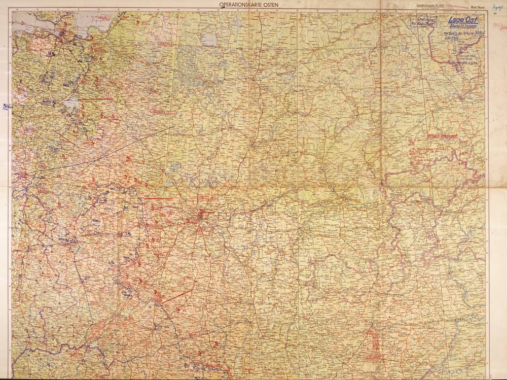 Lage Ost - 19 July 1942, North–Center sheet