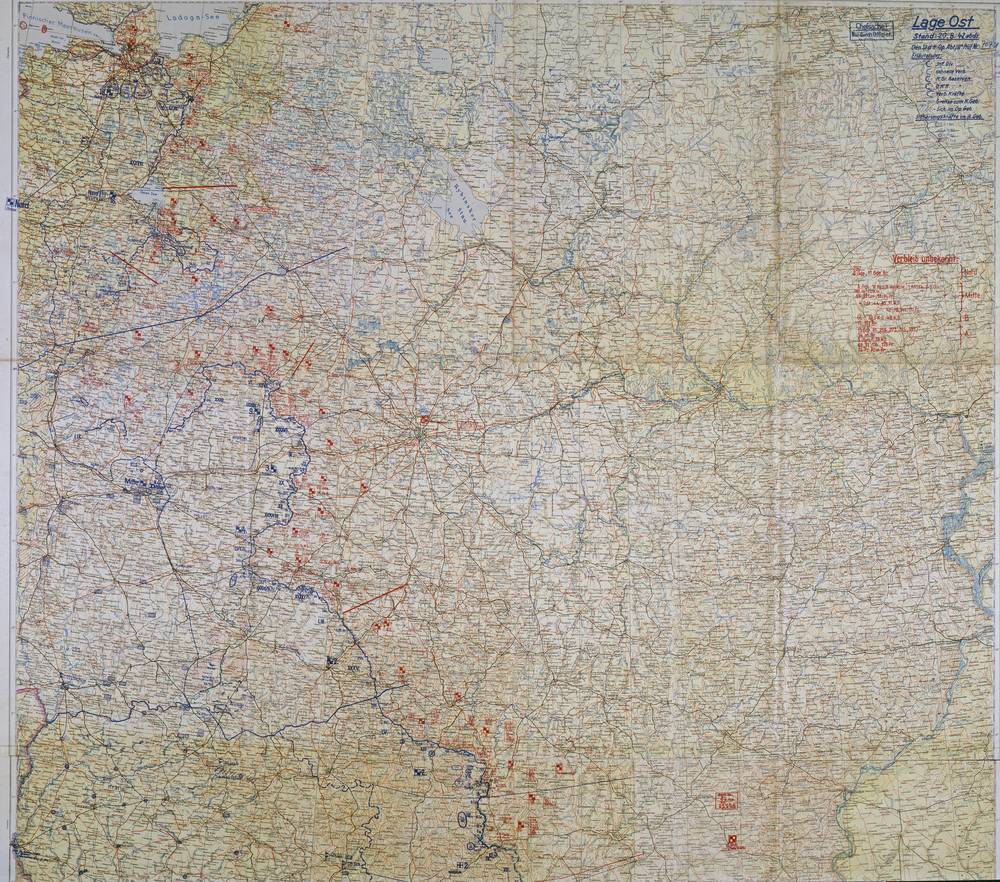 Lage Ost - 20 August 1942, North–Center sheet