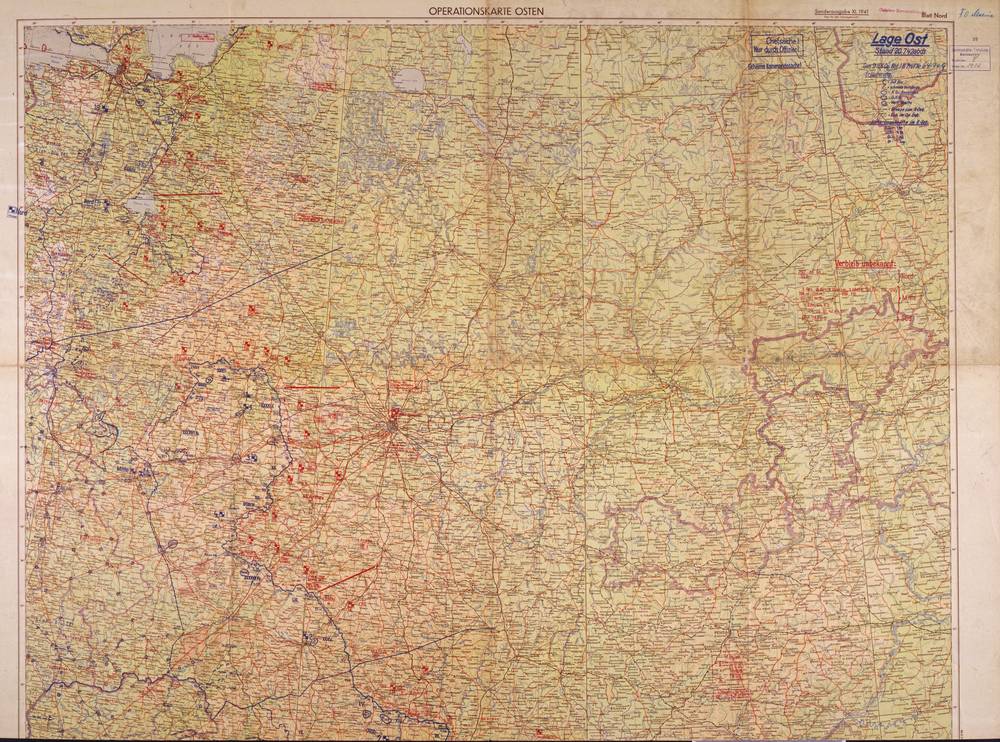 Lage Ost - 20 July 1942, North–Center sheet