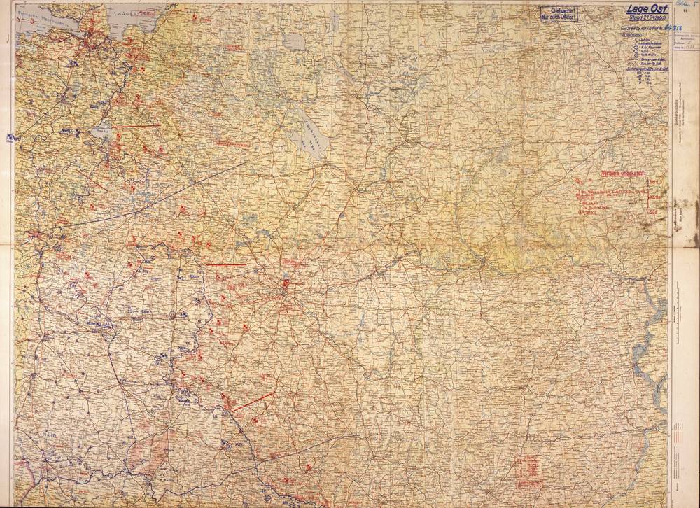 Lage Ost - 21 July 1942, North–Center sheet