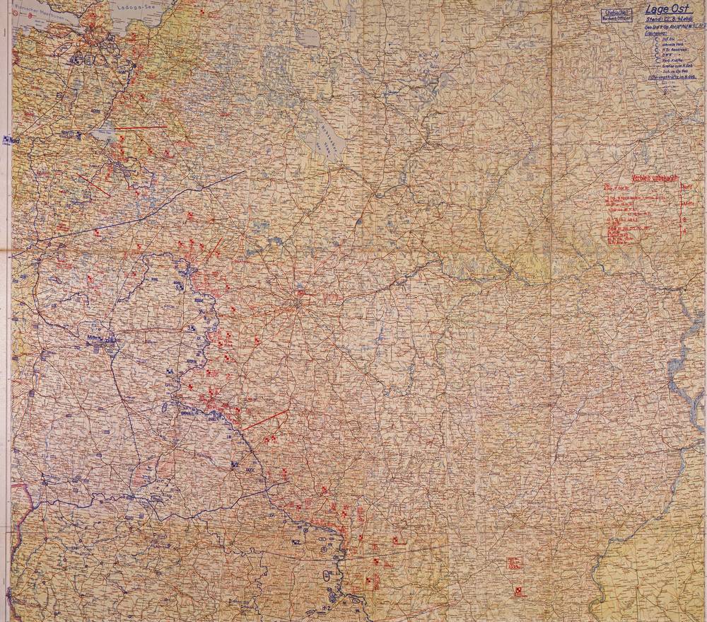 Lage Ost - 22 August 1942, North–Center sheet
