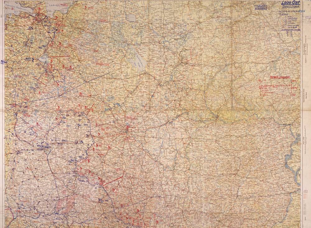 Lage Ost - 22 July 1942, North–Center sheet