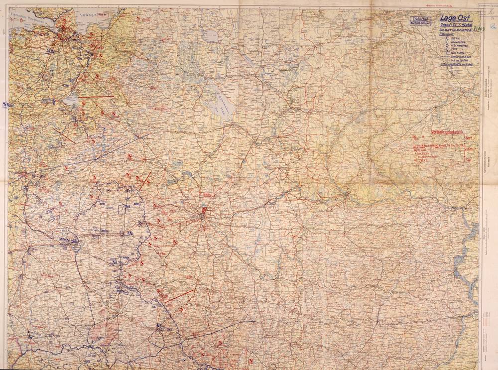 Lage Ost - 23 July 1942, North–Center sheet