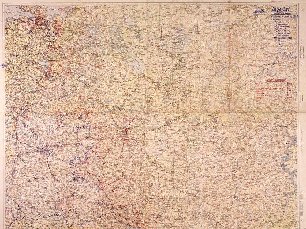 Lage Ost - 24 July 1942, North–Center sheet