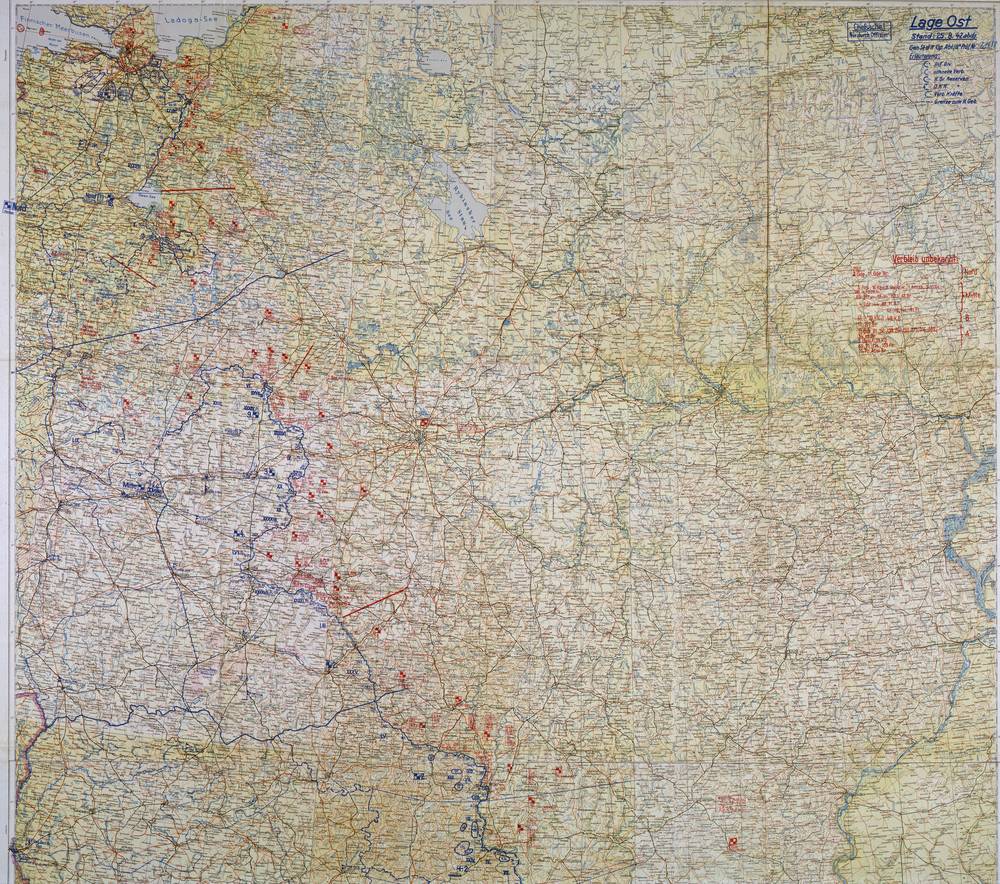 Lage Ost - 25 August 1942, North–Center sheet