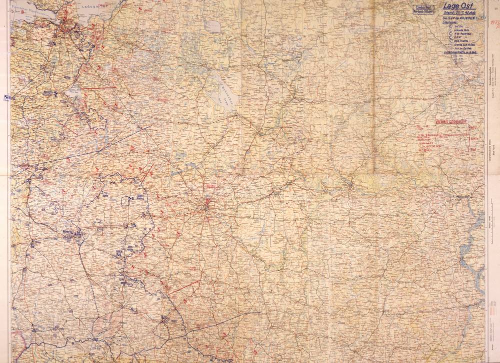 Lage Ost - 25 July 1942, North–Center sheet