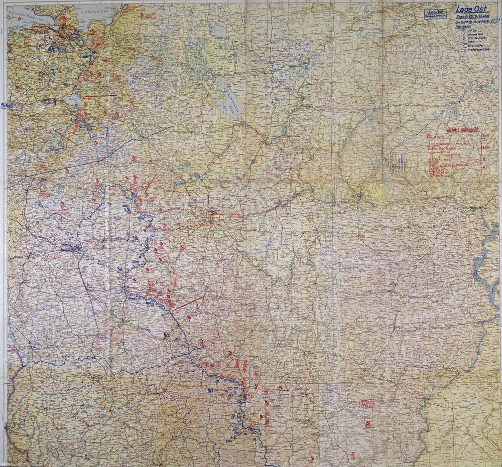 Lage Ost - 26 August 1942, North–Center sheet