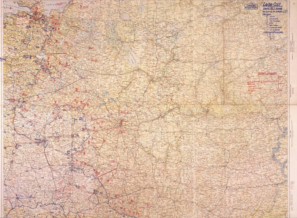 Lage Ost - 26 July 1942, North–Center sheet