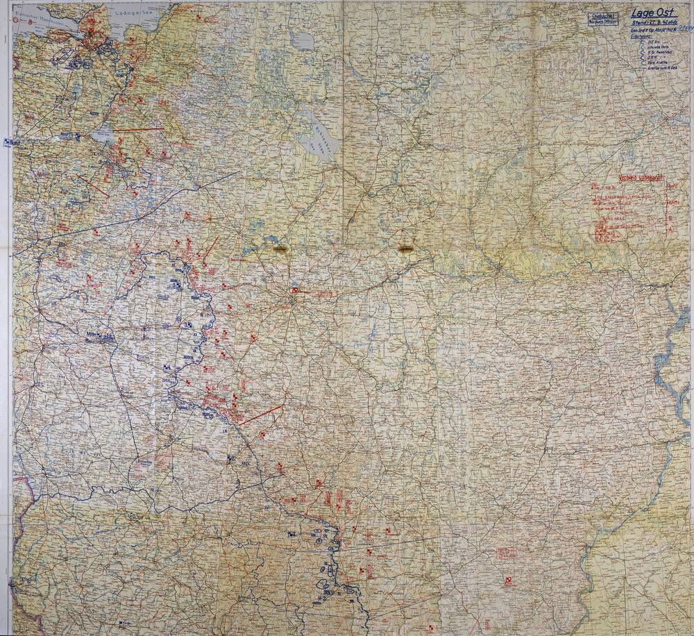 Lage Ost - 27 August 1942, North–Center sheet