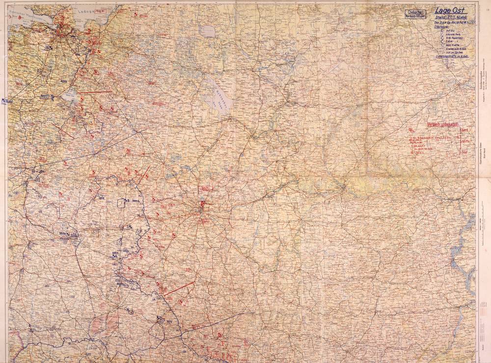 Lage Ost - 27 July 1942, North–Center sheet