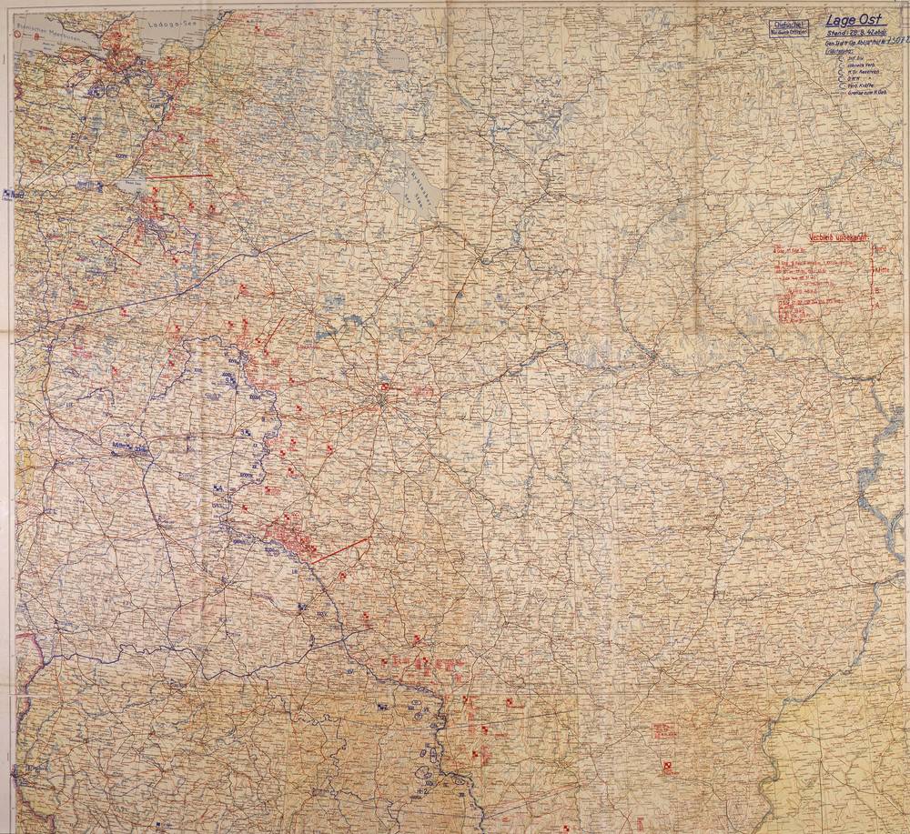 Lage Ost - 28 August 1942, North–Center sheet