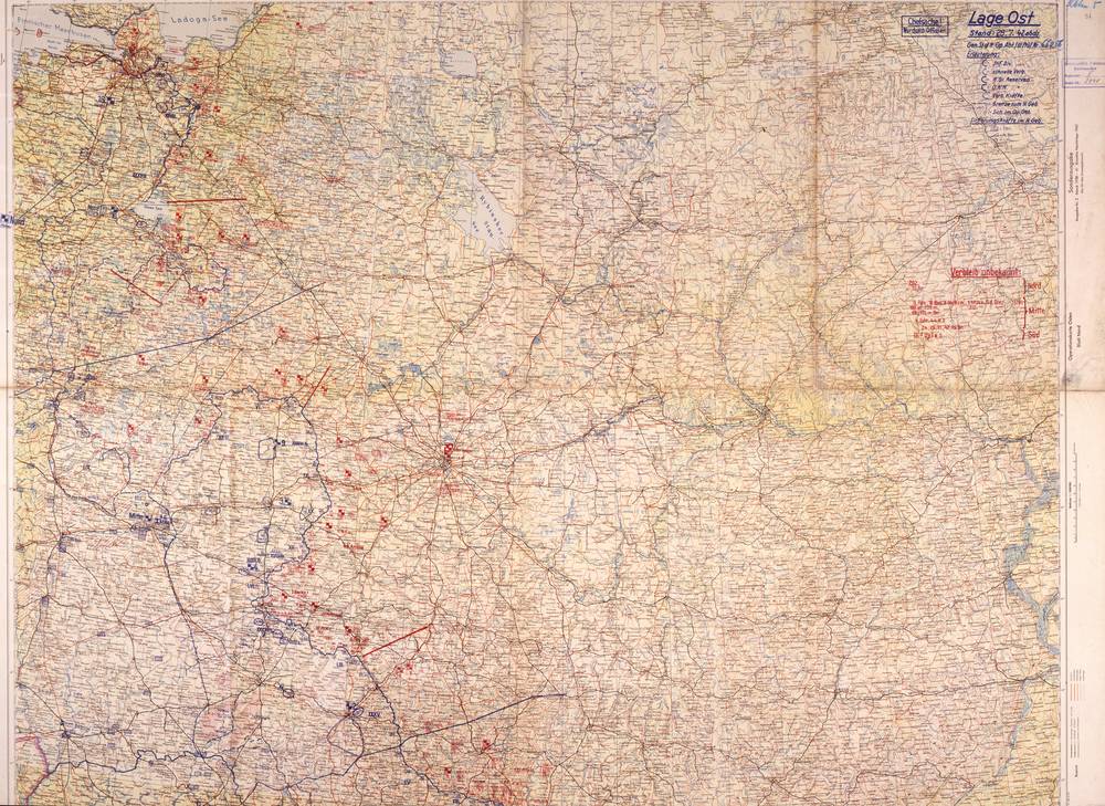 Lage Ost - 28 July 1942, North–Center sheet