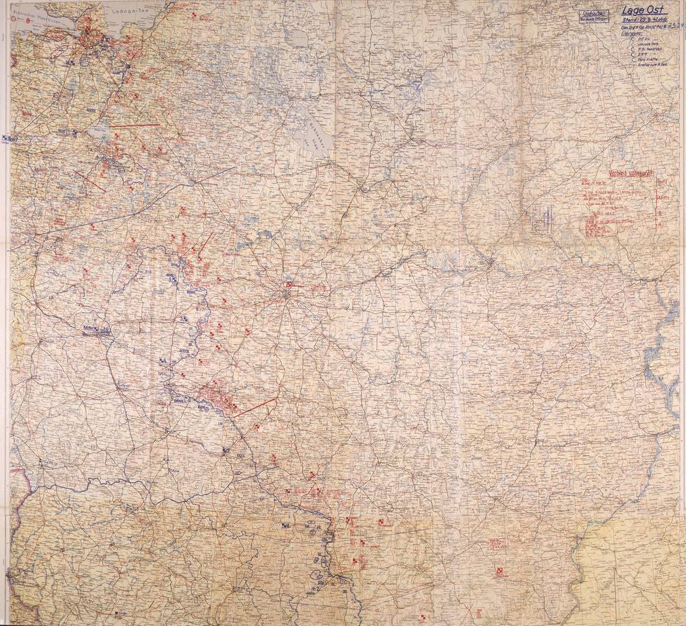 Lage Ost - 29 August 1942, North–Center sheet