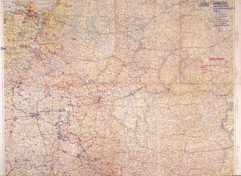 Lage Ost - 29 July 1942, North–Center sheet