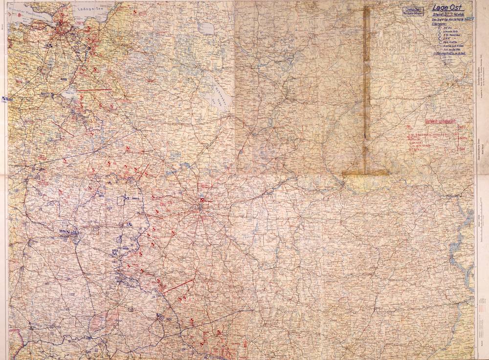 Lage Ost - 31 July 1942, North–Center sheet