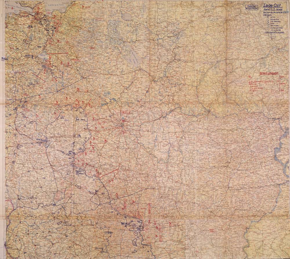 Lage Ost - 4 August 1942, North–Center sheet