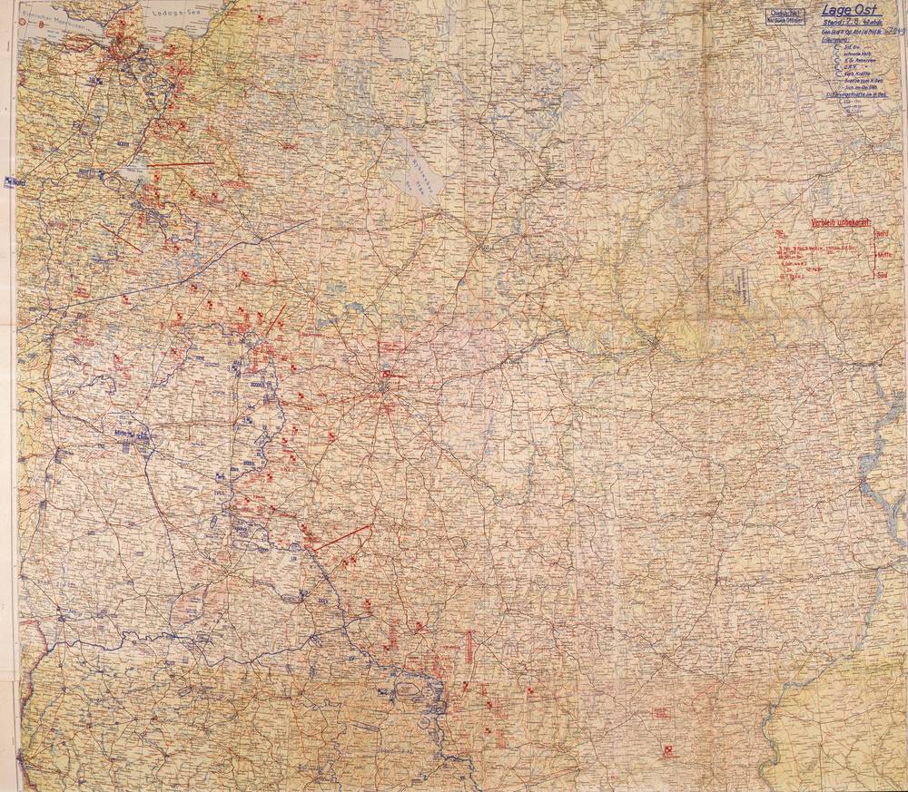Lage Ost - 7 August 1942, North–Center sheet