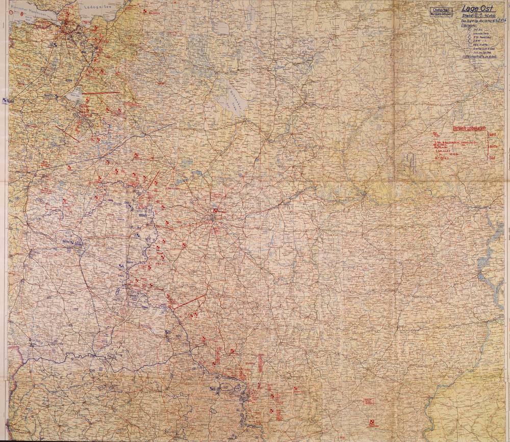 Lage Ost - 8 August 1942, North–Center sheet