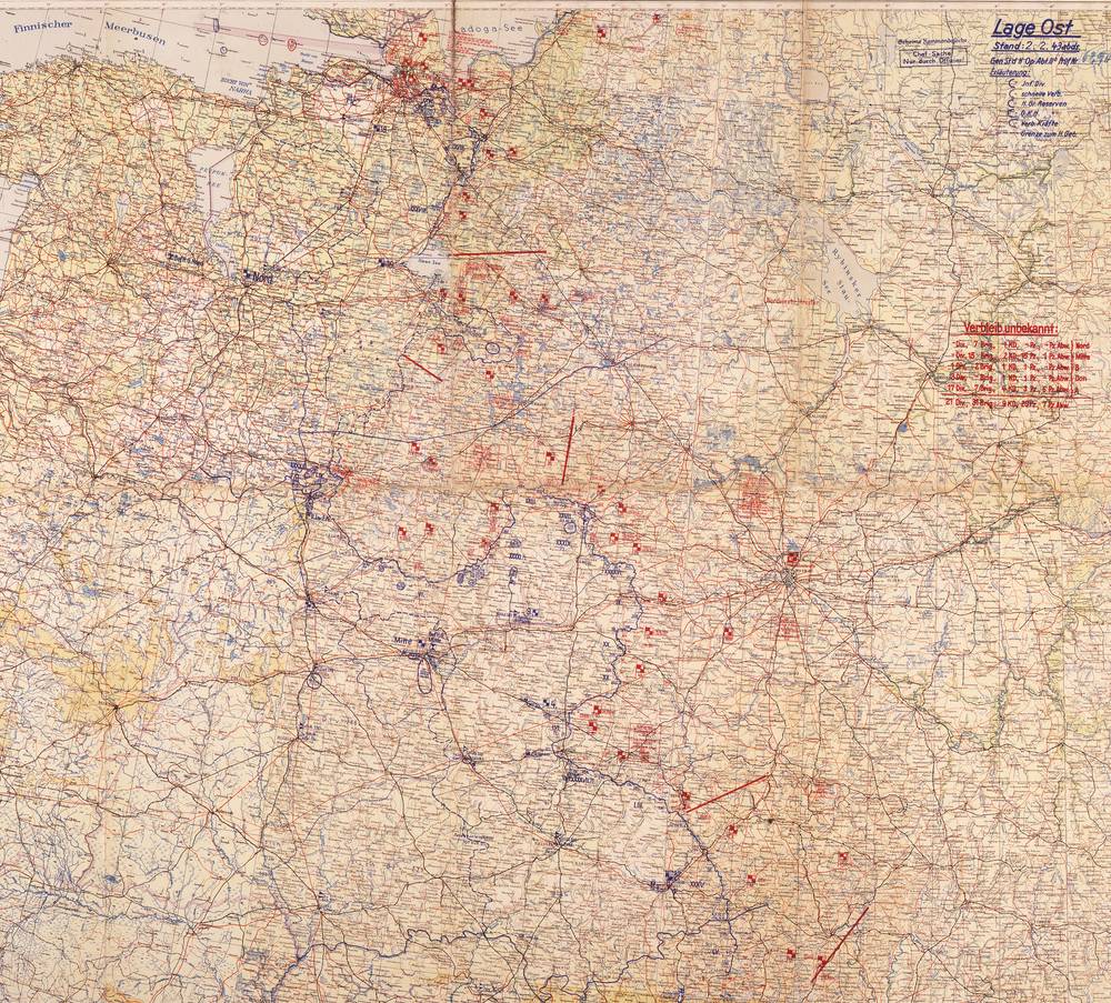 Lage Ost - 2 February 1943, North sheet