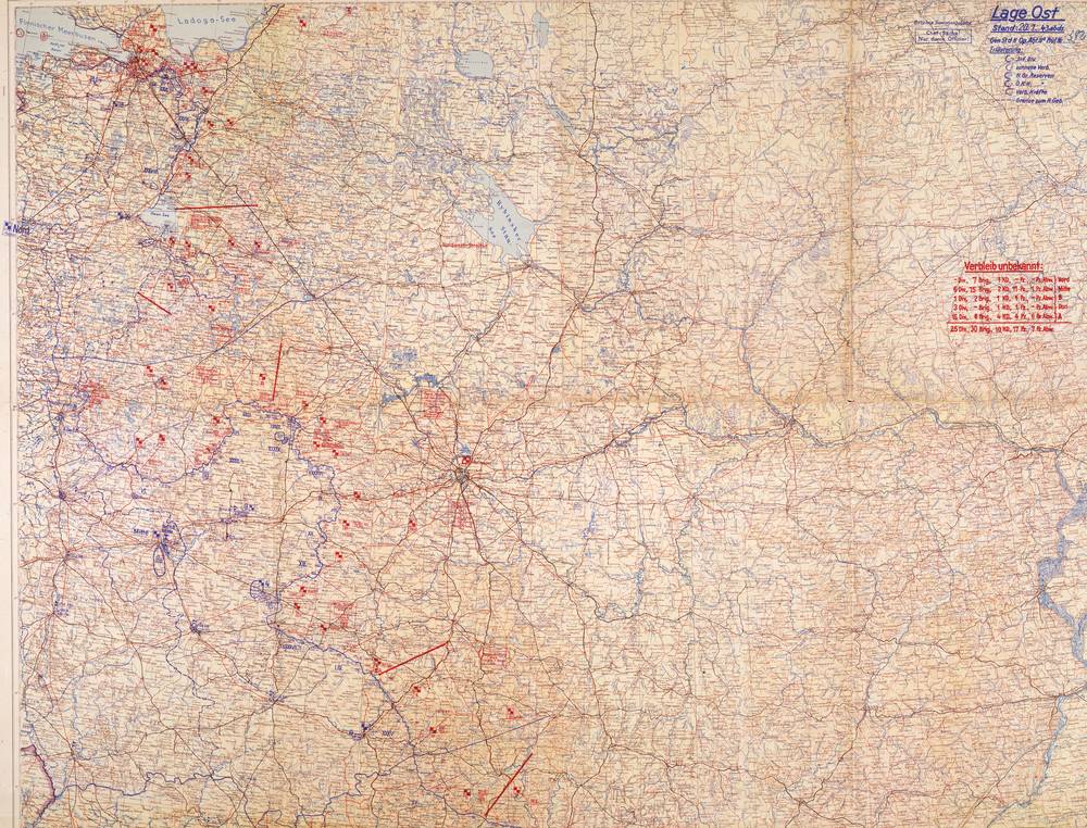 Lage Ost - 20 January 1943, North sheet
