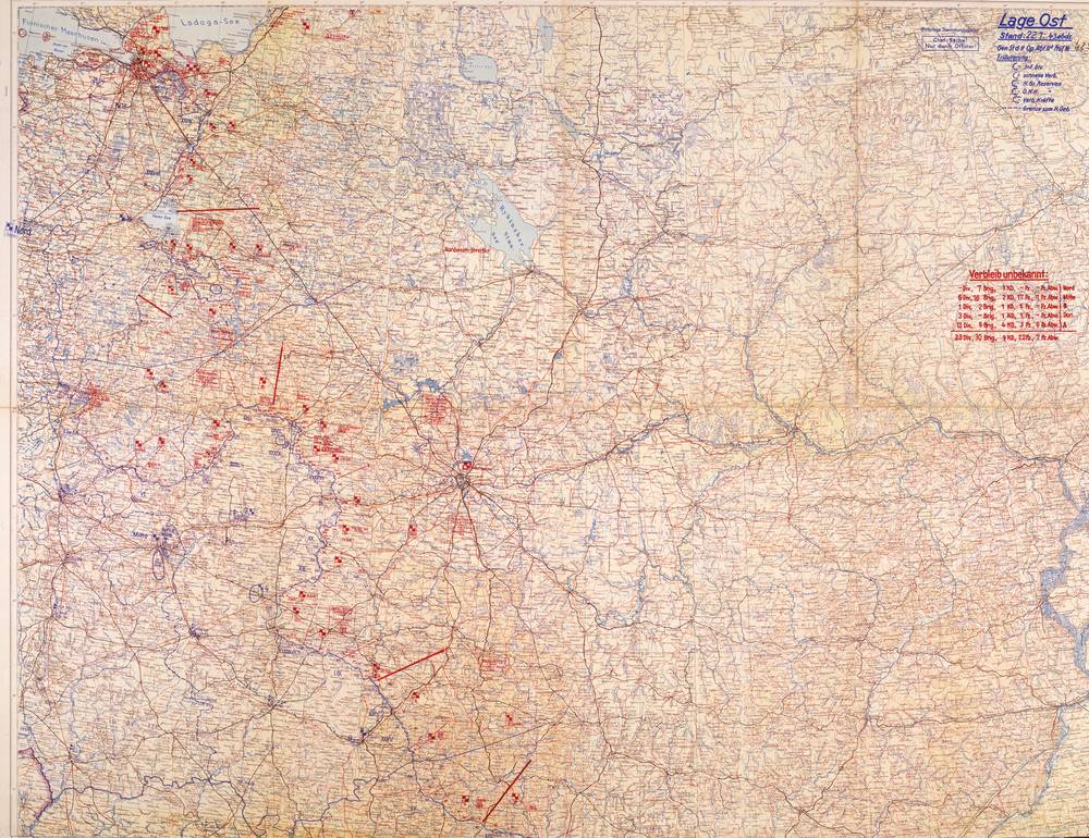Lage Ost - 22 January 1943, North sheet