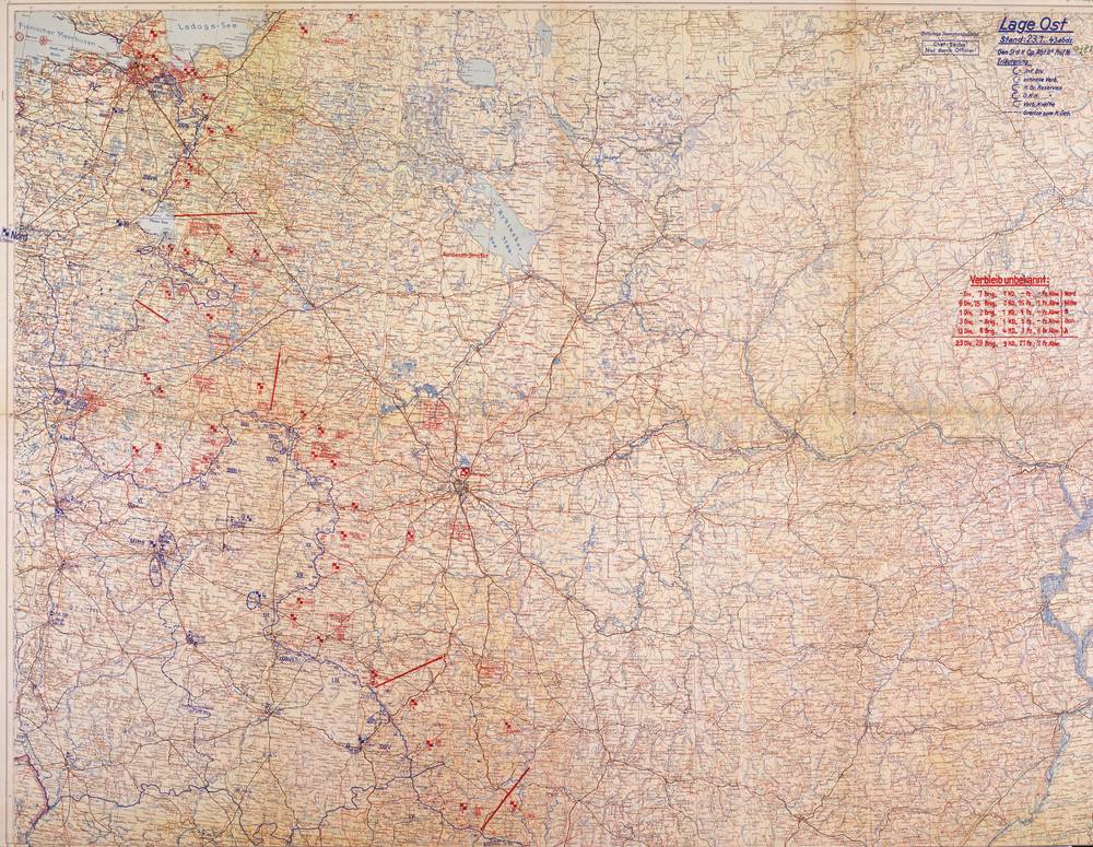 Lage Ost - 23 January 1943, North sheet