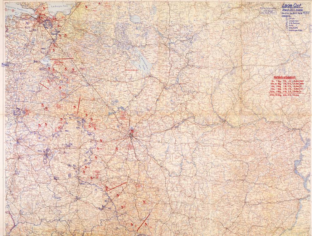 Lage Ost - 25 January 1943, North sheet