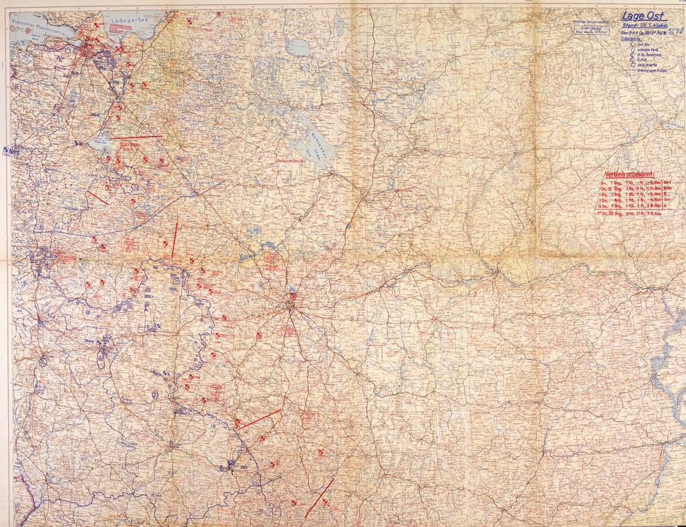 Lage Ost - 29 January 1943, North sheet