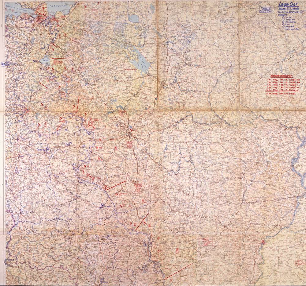 Lage Ost - 7 January 1943, North sheet