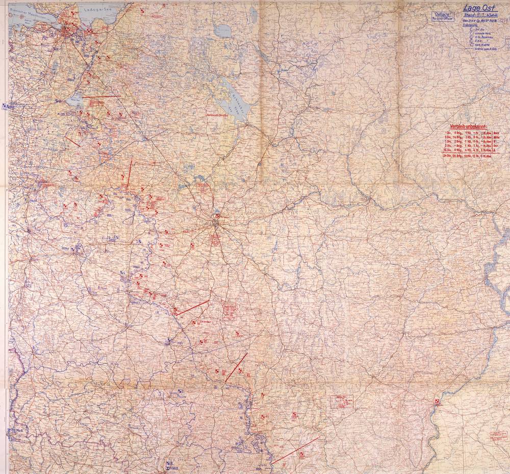 Lage Ost - 8 January 1943, North sheet