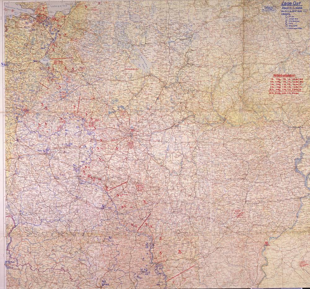 Lage Ost - 4 January 1943, North sheet