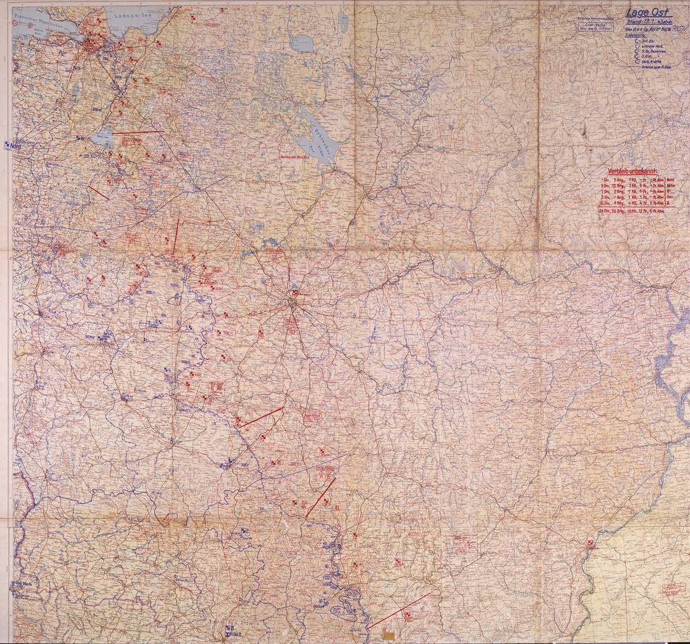 Lage Ost - 13 January 1943, North sheet