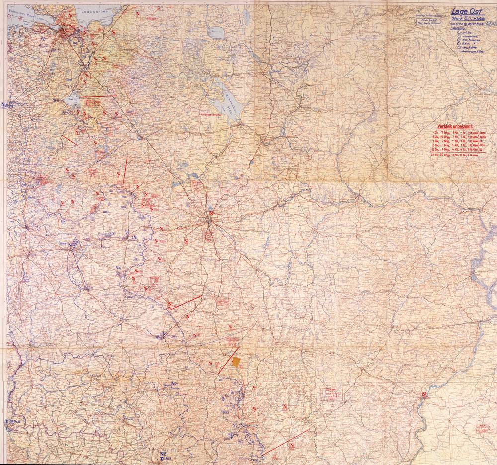 Lage Ost - 15 January 1943, North sheet