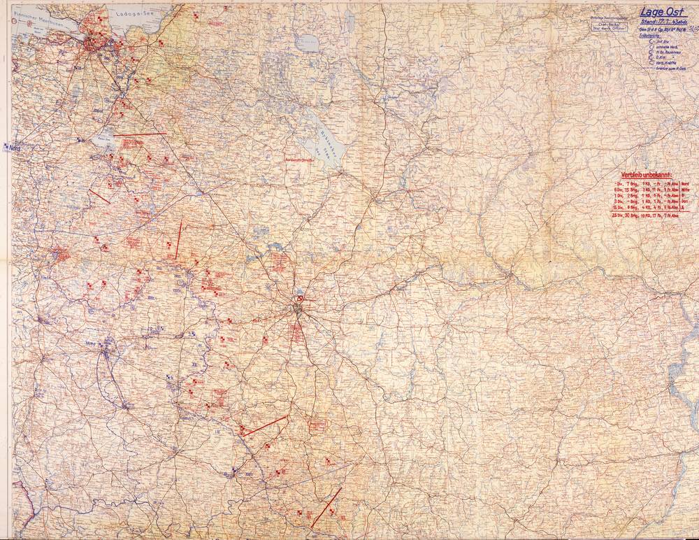 Lage Ost - 17 January 1943, North sheet