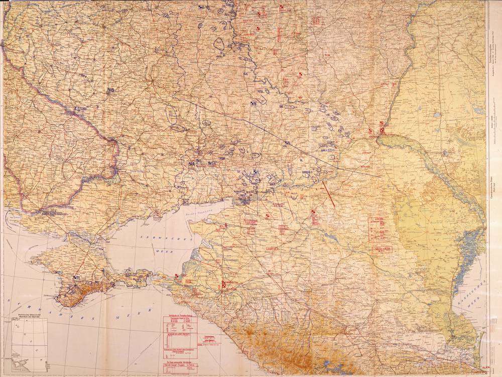 Lage Ost - 25 July 1942, South sheet