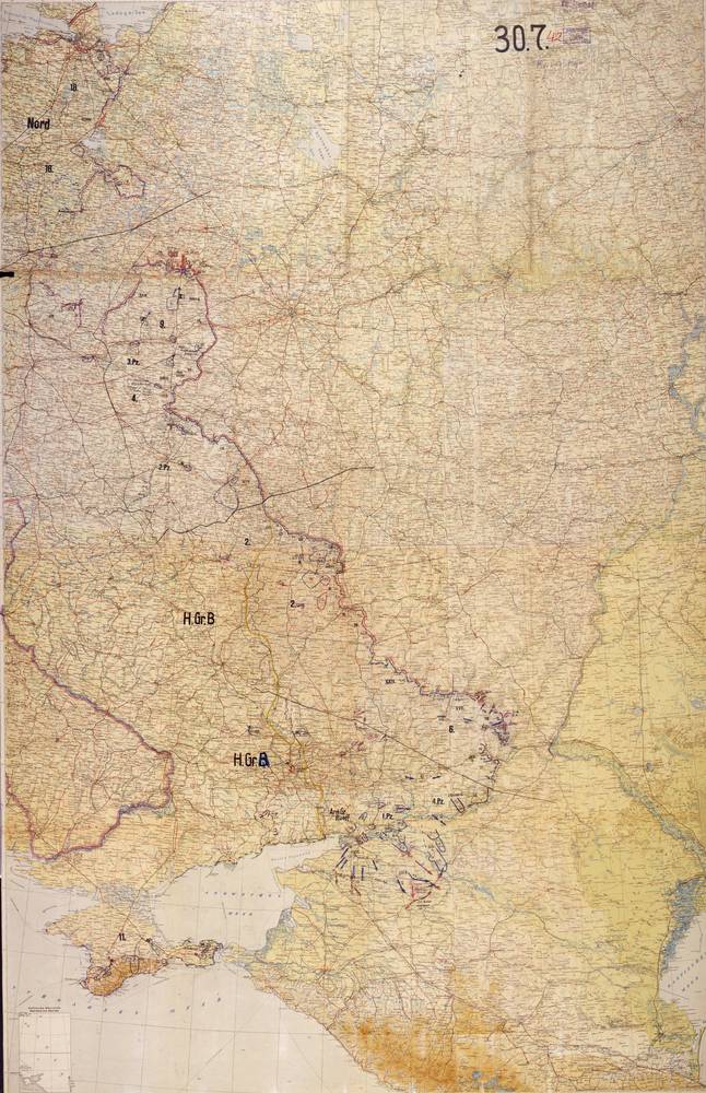 Lage Ost - 30 July 1942, South sheet