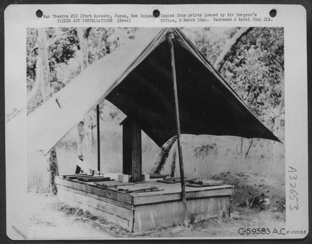 Latrine at Port Moresby