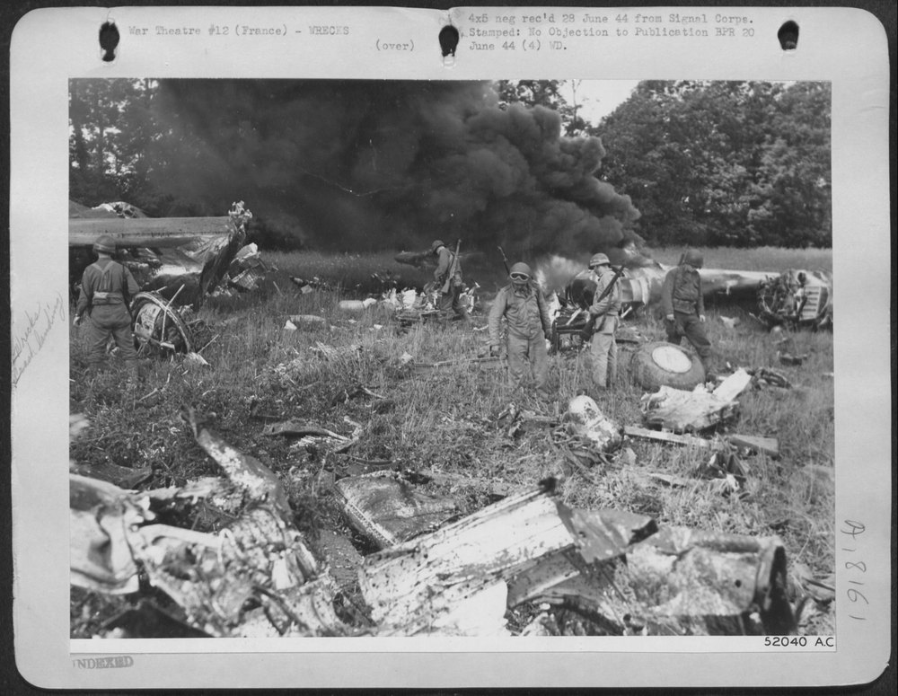 Liberator crash in France