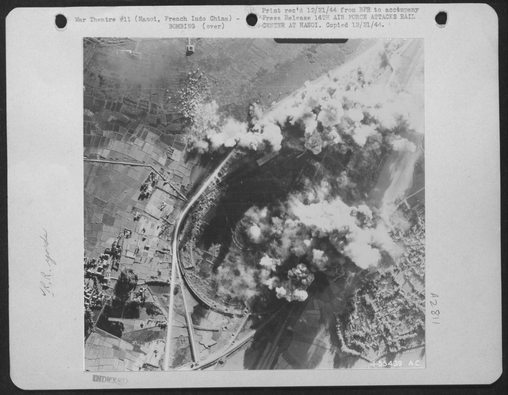 Liberators hit Gia Lam rail center
